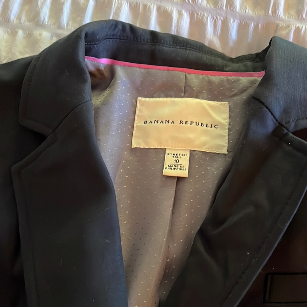 Navy Blue Banana Republic Blazer